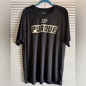 Pro Edge Purdue Boilermakers Athletic Tee Shirt Black Men's Size XL Logo NCAA